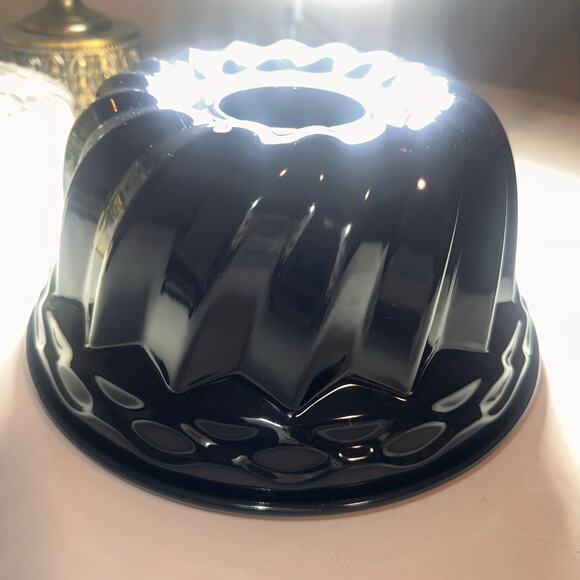 Dr Oetker Gugelhupf bundt 10" x 5" Baking Enamelled Pastry Form Sponge cake BLUE - Picture 14 of 15